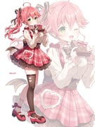 sakura_miko (hololive) drawn by mauve