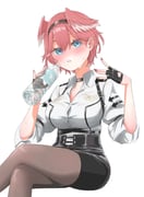 takane_lui takane_lui_(1st_costume) (hololive) drawn by bibib_goza