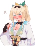 kazama_iroha kazama_iroha_(1st_costume) (hololive) drawn by tepenchi