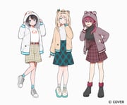 houshou_marine kazama_iroha oozora_subaru pokobee subaru_duck (hololive) drawn by kisaragi_yuu_(fallen_sky)