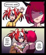 hakos_baelz irys_(hololive) (hololive hololive_english) drawn by zehnsuxt