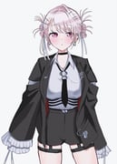 shiina_yuika shiina_yuika_(14th_costume) (nijisanji) drawn by ririri_(nizikirakira)