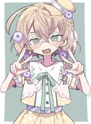 yaguruma_rine yaguruma_rine_(1st_costume) (nijisanji) drawn by chikuwa_(g9ywhbeiyy27513)