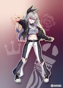 isaki_riona isaki_riona_(1st_costume) (hololive hololive_dev_is) drawn by saipaco