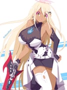 elizabeth_rose_bloodflame elizabeth_rose_bloodflame_(1st_costume) tsukumo_sana (hololive hololive_english) drawn by erikuukun