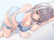 shirogane_noel shirogane_noel_(sleepwear) (hololive) drawn by kurotan_961