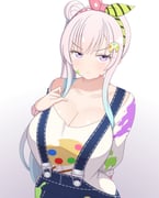 airani_iofifteen airani_iofifteen_(1st_costume) (hololive hololive_indonesia) drawn by ren_0_(044ren)