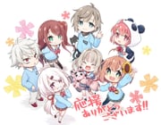 akabane_youko debitto_(makaino_ririmu) honma_himawari kanae_(nijisanji) kuzuha_(nijisanji) makaino_ririmu makaino_ririmu_(4th_costume) sasaki_saku shiina_yuika (nijisanji) drawn by kadose_ara