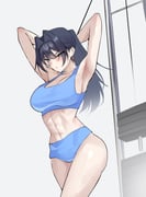 ouro_kronii (hololive hololive_english) drawn by nurizza_ilst