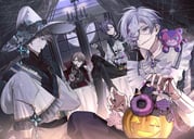 fuwa_minato fuwacchi_cruller kagami_hayato kaida_haru kenmochi_touya (nijisanji) drawn by saw_(dtn_error)