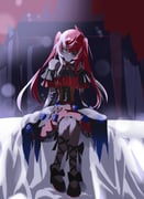 kureiji_ollie kureiji_ollie_(scarlet_moonlight_embrace) (hololive hololive_indonesia) drawn by daaku_(koizumi_arata)