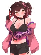 roboco-san roboco-san_(open_pink_hoodie) (hololive) drawn by tepenchi