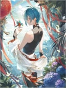 ryuushen ryuushen_(3rd_costume) (nijisanji) drawn by oumiomi