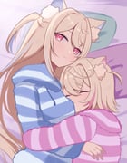 fuwawa_abyssgard mococo_abyssgard (hololive hololive_english) drawn by elis_soratabi