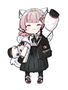 elu_(11th_costume)_(nijisanji) elu_(nijisanji) (nijisanji) drawn by nozo_(hitomiz)