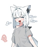 shirakami_fubuki (hololive) drawn by mean_0603