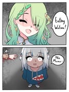 ceres_fauna ceres_fauna_(1st_costume) gawr_gura gawr_gura_(1st_costume) watson_amelia watson_amelia_(1st_costume) (hololive hololive_english) drawn by fong_(fongthe0125)