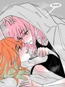 mori_calliope takanashi_kiara (hololive hololive_english) drawn by jasper_xandros