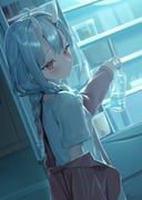 nakiri_ayame nakiri_ayame_(cutie_jersey) (hololive) drawn by iruka3