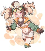 chatacabra gigi_murin gigi_murin_(chatacabra) (hololive hololive_english monster_hunter_(series) monster_hunter_wilds) drawn by ma_draws