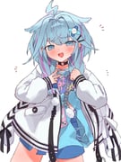 mizumiya_su mizumiya_su_(1st_costume) (hololive hololive_dev_is) drawn by tepenchi