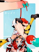 hakos_baelz hakos_baelz_(1st_costume) (hololive hololive_english) drawn by giaggiolo