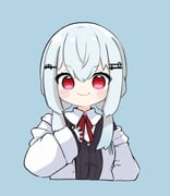 hakase_fuyuki hakase_fuyuki_(1st_costume) (nijisanji) drawn by nozo_(hitomiz)