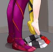 hakos_baelz hakos_baelz_(1st_costume) irys_(hololive) irys_(irys_2.0)_(hololive) (hololive hololive_english) drawn by nobarts