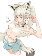 shirakami_fubuki (hololive) drawn by torokko