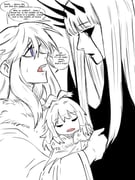 kobo_kanaeru mori_calliope takanashi_kiara (hololive hololive_english hololive_indonesia) drawn by jasper_xandros