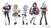 amane_kanata amane_kanata_(cutesy_punk) ayunda_risu elizabeth_rose_bloodflame koganei_niko mori_calliope (hololive hololive_dev_is hololive_english hololive_indonesia) drawn by yamigirikuroko