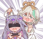 cecilia_immergreen koseki_bijou (hololive hololive_english) drawn by kukie-nyan