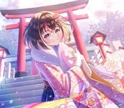 azki_(hololive) azki_(new_year)_(hololive) (hololive) drawn by redpepperoni00