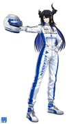nerissa_ravencroft (formula_one hololive hololive_english) drawn by sorithespooky