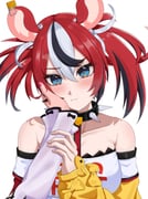 hakos_baelz hakos_baelz_(1st_costume) irys_(hololive) irys_(irys_2.0)_(hololive) (hololive hololive_english) drawn by 9tailsu