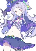 murasaki_shion murasaki_shion_(1st_costume) (hololive) drawn by minkof_nn