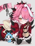 chattino_(raora_panthera) raora_panthera raora_panthera_(rathalos) (hololive hololive_english) drawn by mogu_(au1127)