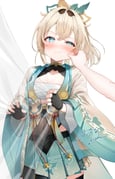 kazama_iroha kazama_iroha_(1st_costume) (hololive) drawn by usushio