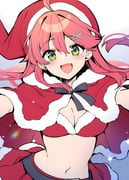 sakura_miko (hololive) drawn by kuronekoron