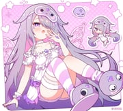 koseki_bijou koseki_bijou_(pebble_pajamas) pebble_(koseki_bijou) (hololive hololive_english) drawn by shutowl