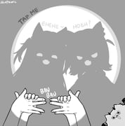 fuwawa_abyssgard mococo_abyssgard perroccino_(fuwamoco) (hololive hololive_english) drawn by alten