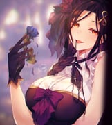 shirayuki_tomoe shirayuki_tomoe_(flutoitoi) sukoya_kana sukoya_kana_(2nd_costume) (nijisanji) drawn by mizuki_fua