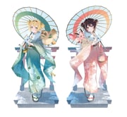 azki_(hololive) kazama_iroha pioneer_(azki) pokobee (hololive) drawn by ryuya