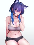 ouro_kronii (hololive hololive_english) drawn by soju_ice