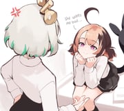 cecilia_immergreen gigi_murin (hololive hololive_english) drawn by namiorii