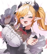 yuzuki_choco yuzuki_choco_(maid) (hololive) drawn by moritatsu