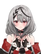 sakamata_chloe sakamata_chloe_(1st_costume) (hololive) drawn by shinonome_shino_(artist)