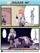 la+_darknesss la+_darknesss_(1st_costume) takane_lui takane_lui_(1st_costume) (hololive) drawn by zetsuental