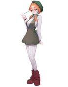 takanashi_kiara takanashi_kiara_(winter_casual) (hololive hololive_english) drawn by yoellim5