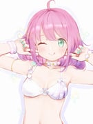 himemori_luna himemori_luna_(summer) (hololive) drawn by nanashi_(nlo)